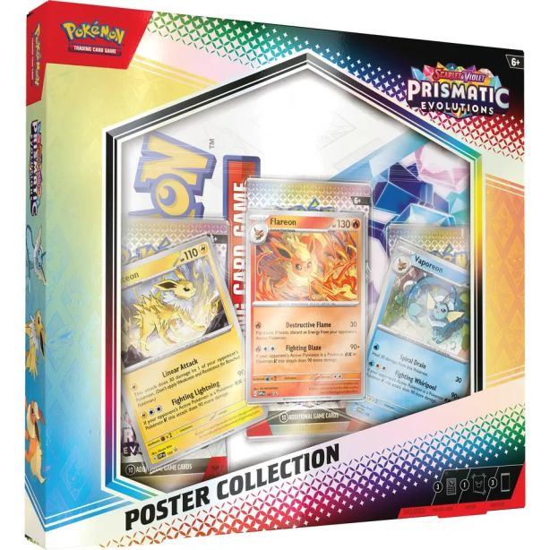 Pokemon TCG SV08.5 Prismatic Evolutions Poster Collection 