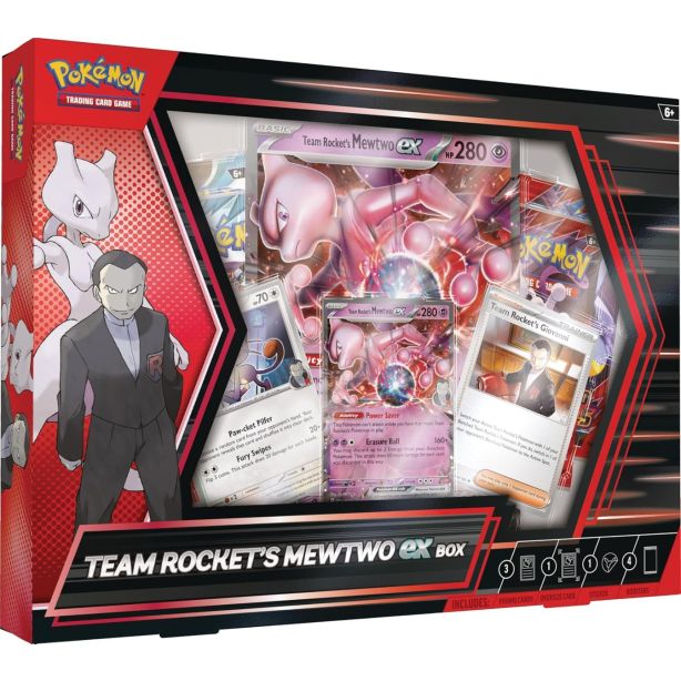 Pokemon Team Rocket’s Mewtwo ex Box