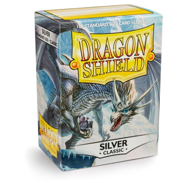 SLEEVES Dragon Shield - Silver (100ct)