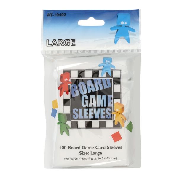SLEEVES Board Game - Clear - Large (59x92mm)