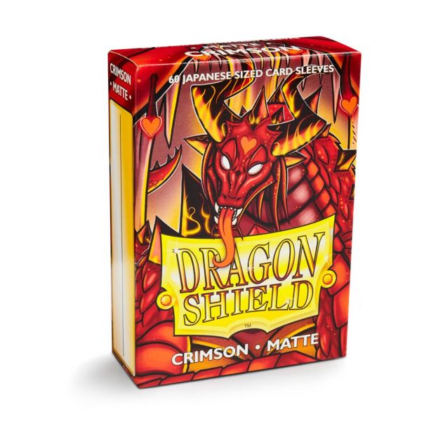 SLEEVES Dragon Shield Matte Japanese Crimson(60ct)