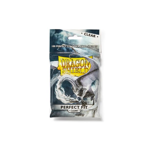 SLEEVES Dragon Shield Fit - Clear/Clear (100ct)