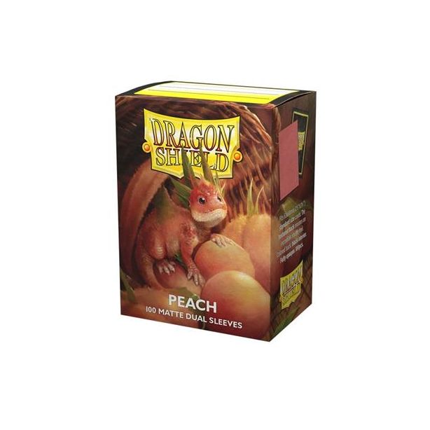 SLEEVES Dragon Shield Matte dual Peach 100ct