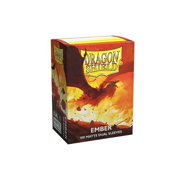SLEEVES Dragon Shield Matte dual Ember 100ct
