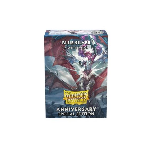 SLEEVES DS Matte Dual Blue Silver (100)