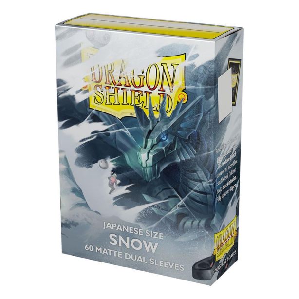 SLEEVES Dragon Shield Japanese Matte dual Snow