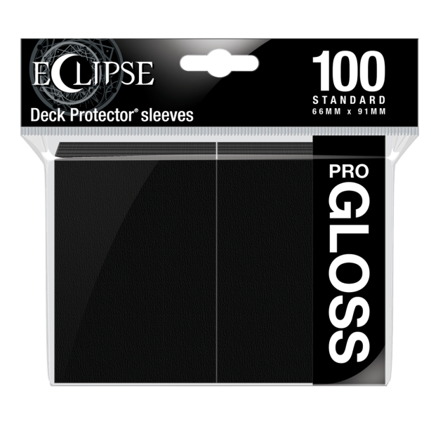 SLEEVES Eclipse Gloss Standard Jet Black (100)