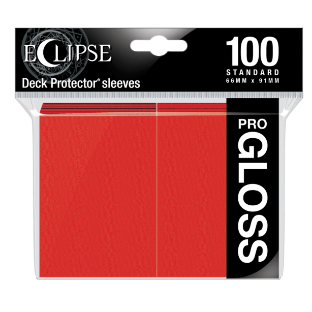 SLEEVES Eclipse Gloss Standard Apple Red (100)