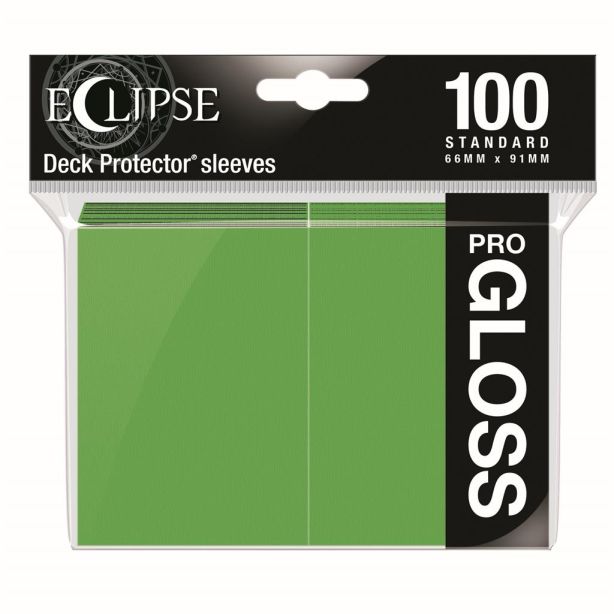 SLEEVES Eclipse Gloss Standard Lime Green (100)