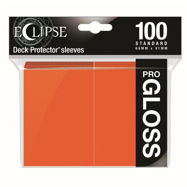 SLEEVES Eclipse Gloss Standard Pumpkin Orange(100)