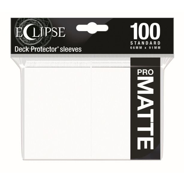 SLEEVES Eclipse Matte Standard Arctic White (100)