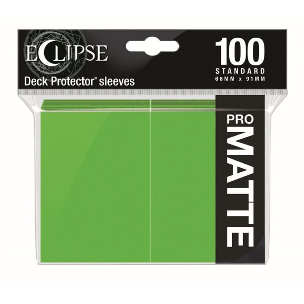 SLEEVES Eclipse Matte Standard Lime Green (100)