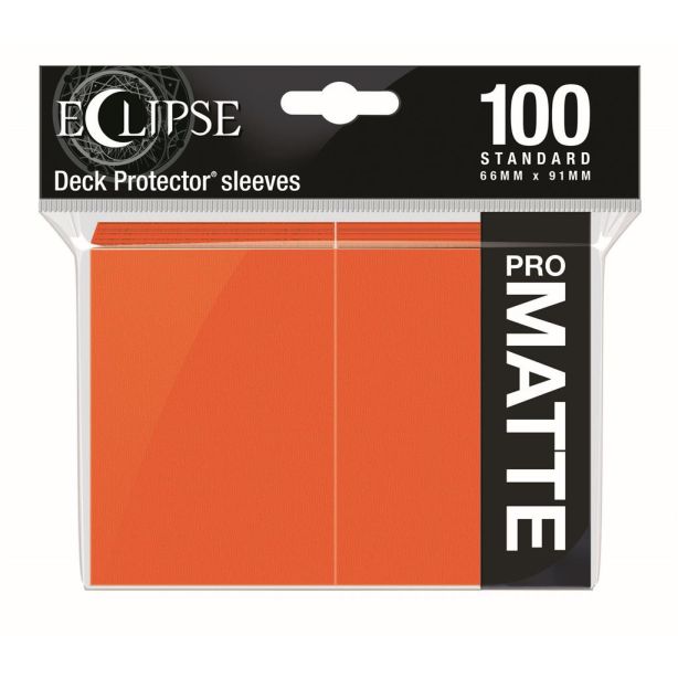 SLEEVES Eclipse Matte Standard Pumpkin Orange(100)