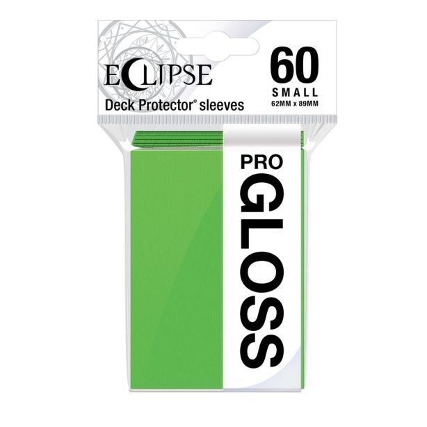SLEEVES Eclipse Gloss Small Lime Green (60)