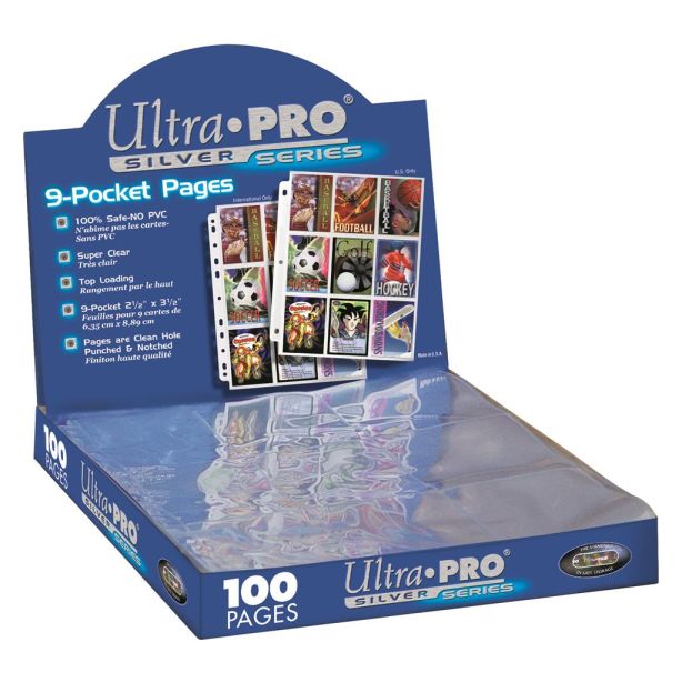 Hologram Pages Silver 9-Pocket 11 hole