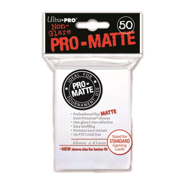 SLEEVES Pro-Matte White