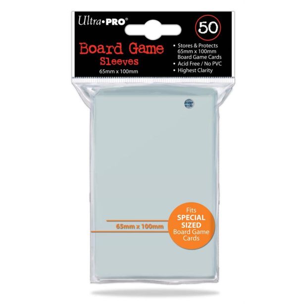 SLEEVES Board Game 65x100mm 50