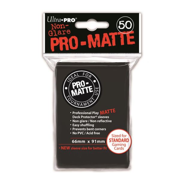 SLEEVES Pro-Matte Black