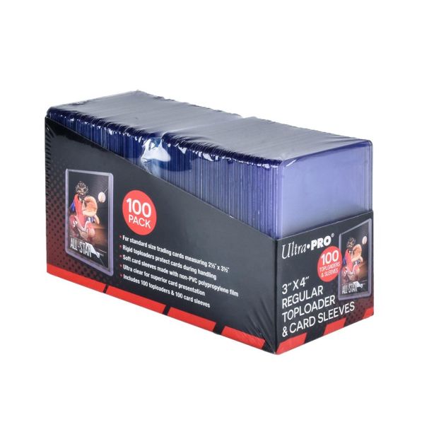 Toploaders & Card Sleeves 3''x4'' (100)