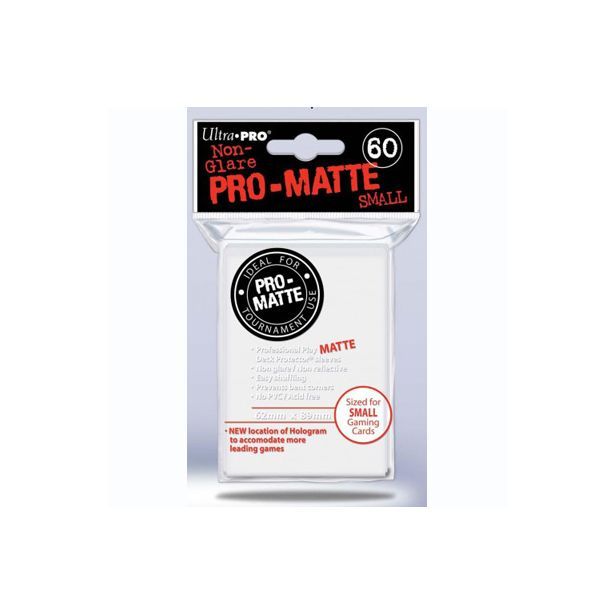 SLEEVES Pro-Matte White Small