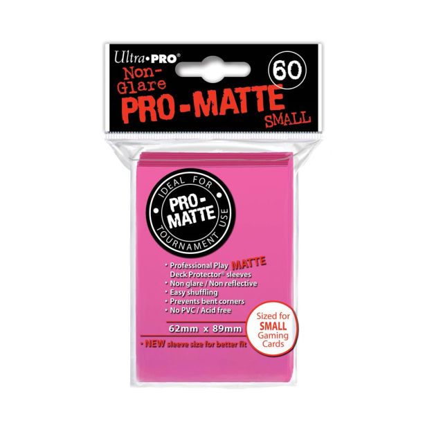SLEEVES Pro-Matte Bright Pink Small