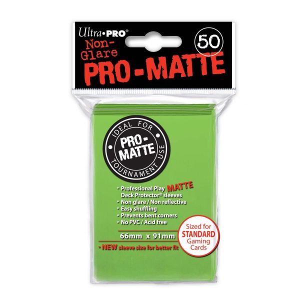 SLEEVES Pro-Matte Lime Green