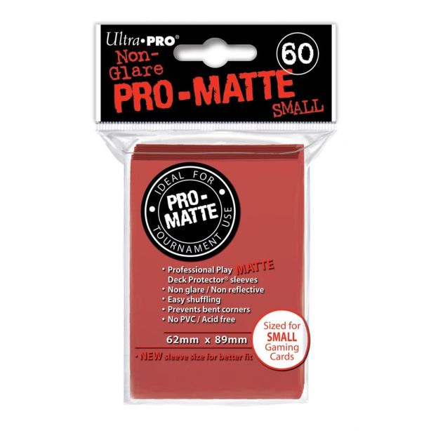 SLEEVES Pro-Matte Red Small
