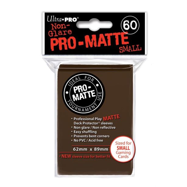 SLEEVES Pro-Matte Brown Small
