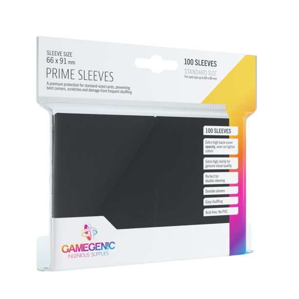 SLEEVES Pack Prime Black (100)