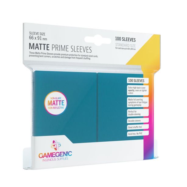 SLEEVES Pack Matte Prime Blue (100)