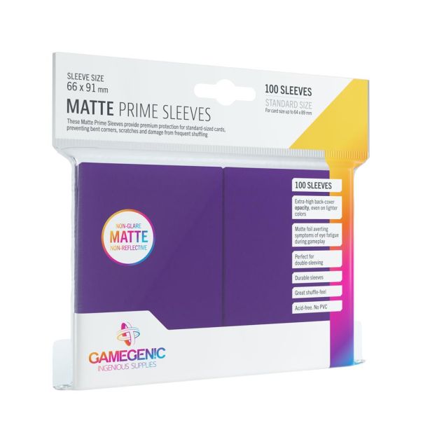 SLEEVES Pack Matte Prime Purple (100)