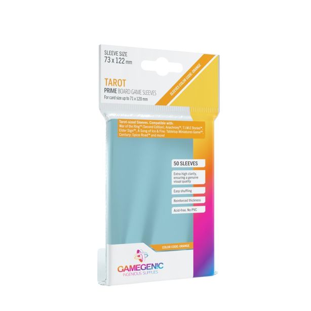SLEEVES Prime Board Game - Orange 73x122mm (50)