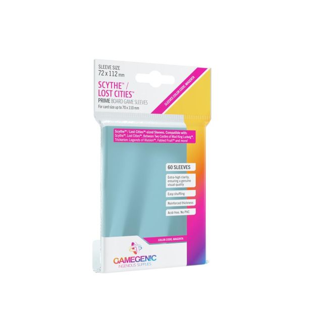 SLEEVES Prime Board Game - Magenta 72x112 (60)