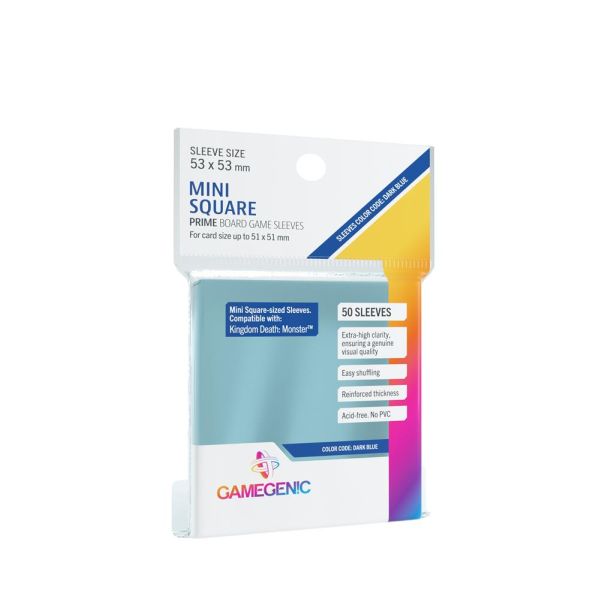 SLEEVES Prime Board Game - Dark Blue 53x53mm (50)