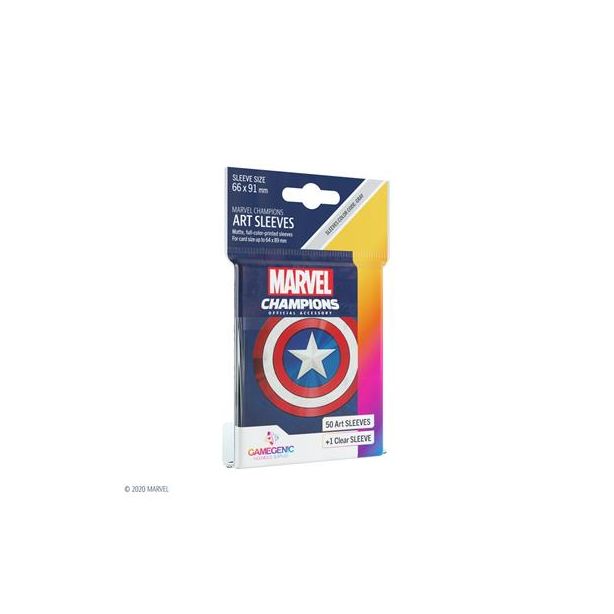 SLEEVES Marvel Champions - Captain America (50+1)
