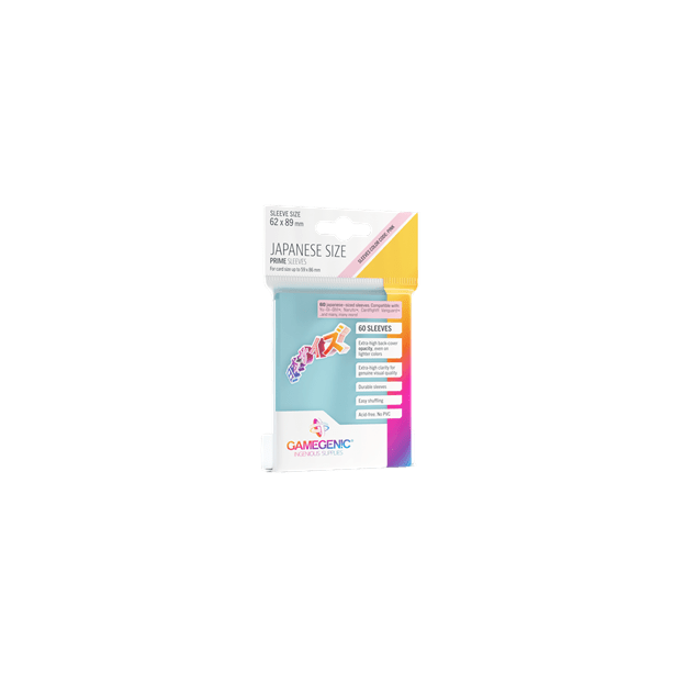 SLEEVES Japanese Sized Sleeves Clear(60)