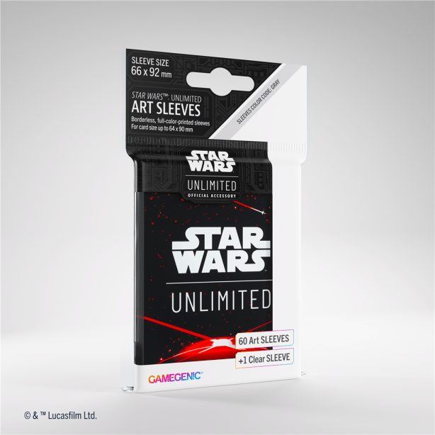 Star Wars Unlimited Art Sleeves Space Red