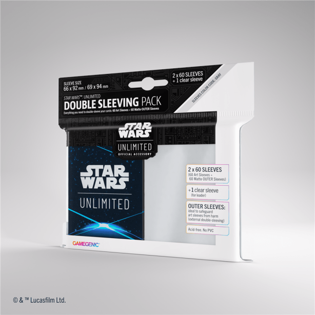 Star Wars Unlimited Double Sleeving Pack Space Blu