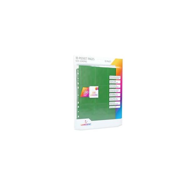 Sideloading 18-Pocket Pages Pack Green (10)