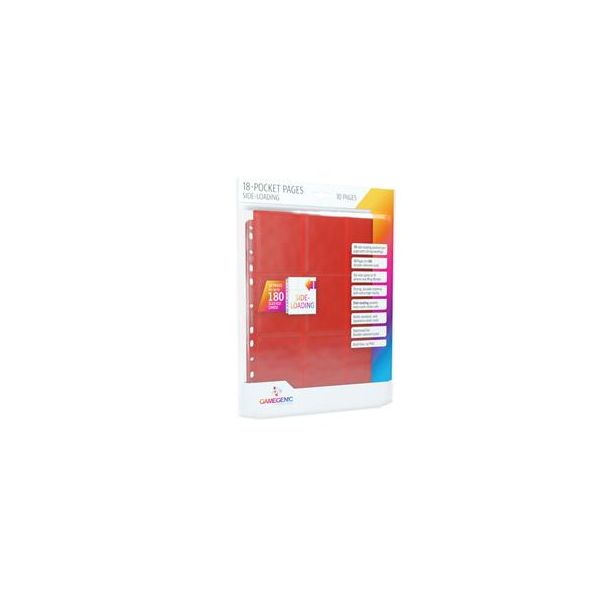 Sideloading 18-Pocket Pages Pack Red (10)