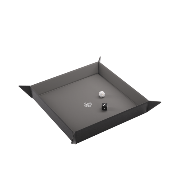 Magnetic Dice Tray Square Black/Gray