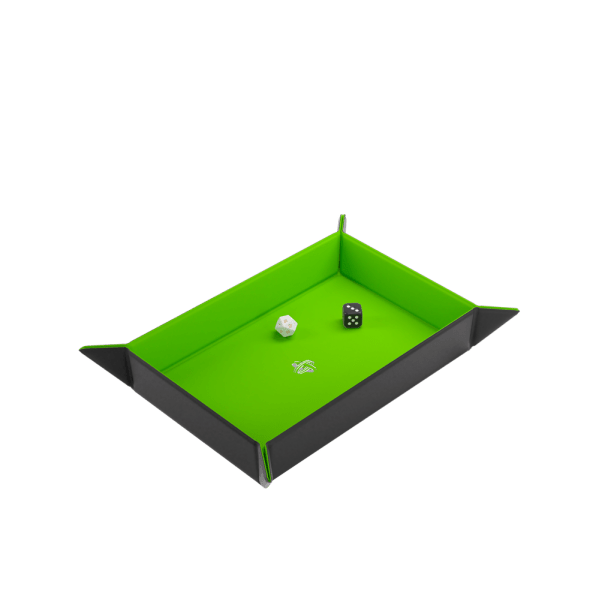 Magnetic Dice Tray Rectangular Black/Green