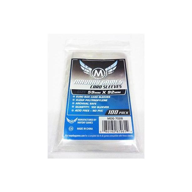 SLEEVES Euro 59x92 mm (100)