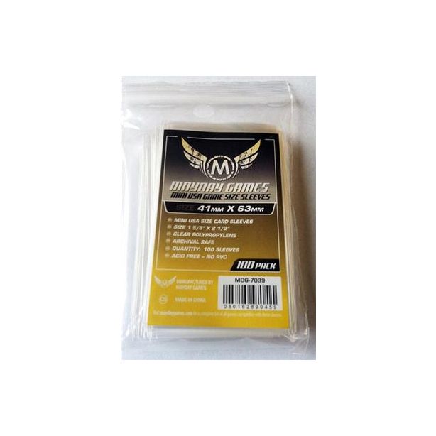 SLEEVES Mini USA 41x63 mm (100)