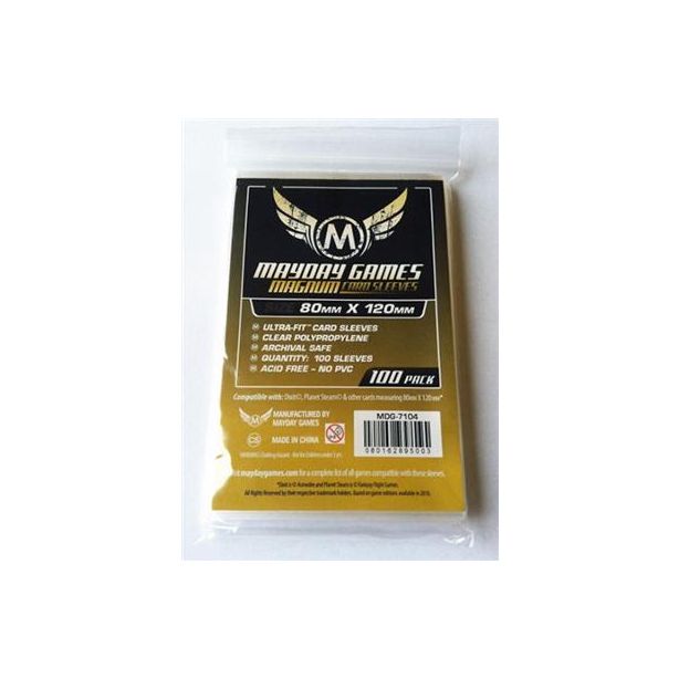 SLEEVES Magnum Gold Ultra Fit 80x120 mm (100)