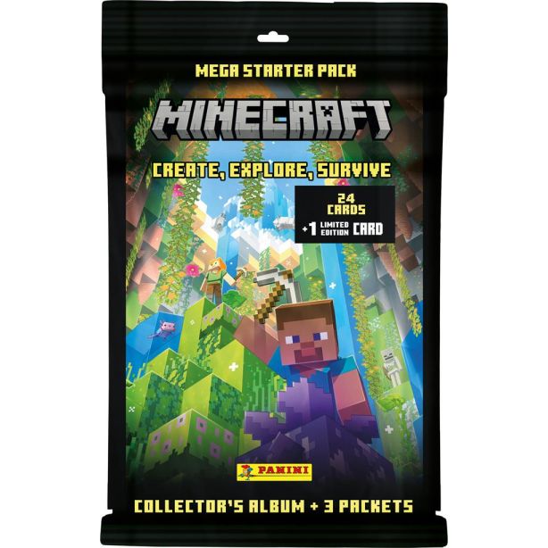Minecraft Trading Card 3 Mega Starter Pack
