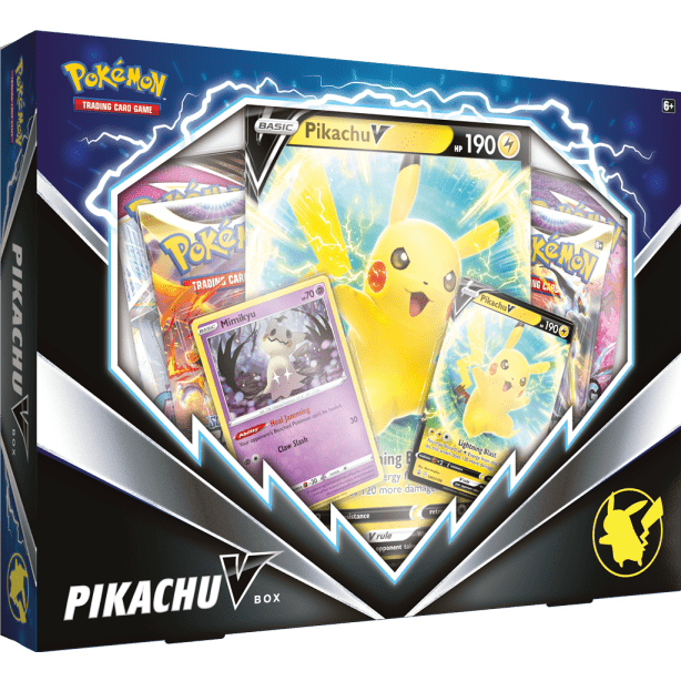 POK TCG Pikachu V Box