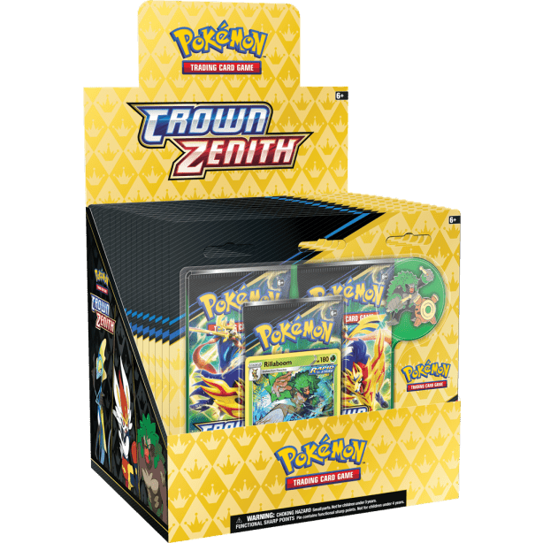 POK TCG Crown Zenith Pin Box Collection