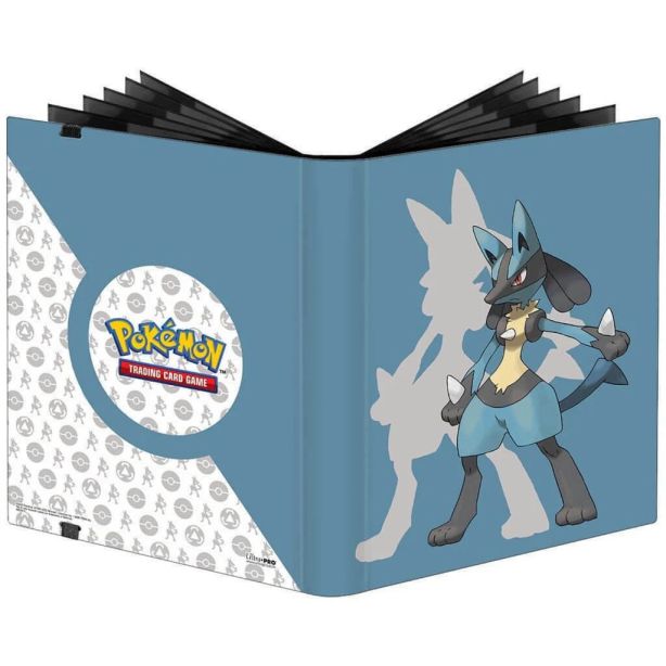 LUCARIO POKEMON ULTRA PRO BINDER FOLDER ALBUM 9 18 POCKET HOLD 360 CARDS