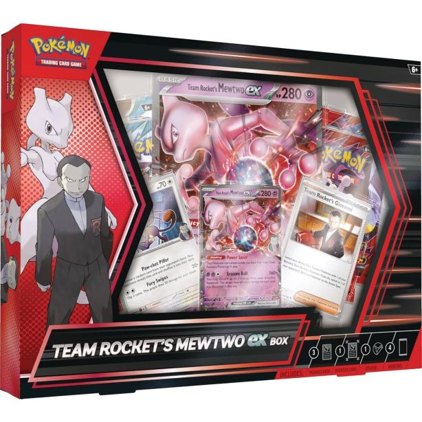 Pokemon Team Rocket’s Mewtwo ex Box